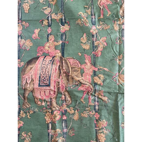 Gaston Y Daniela "Elefantes" fabric vintage swatch - Picture 2 of 8